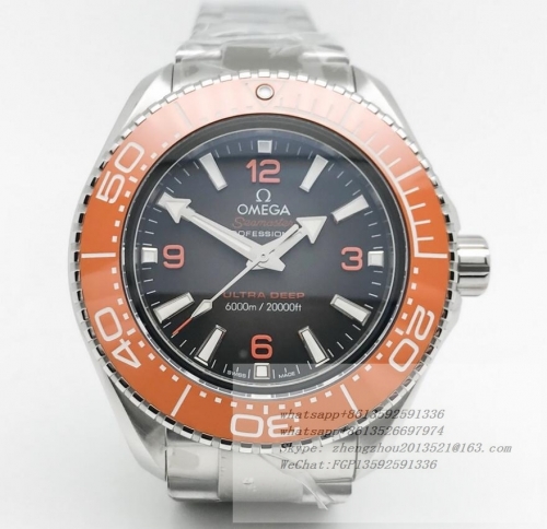 OMEGA  OMG0827 - Planet Ocean 45.5mm Ultra Deep Org SS/SS Gry VSF A8912  VSF Factory (also known as SBF) Top Edition Omega Planet Ultra Deep 45.5mm 21