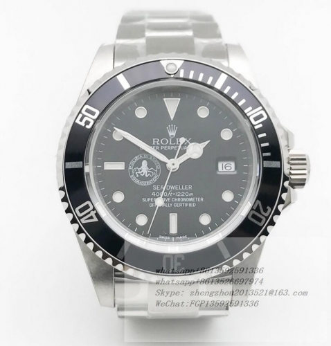 ROLEX ROLSD0127B - SeaDweller 16600 Polizia SS/SS Blk BPF VR3135  BP Factory Rolex Ref.16600