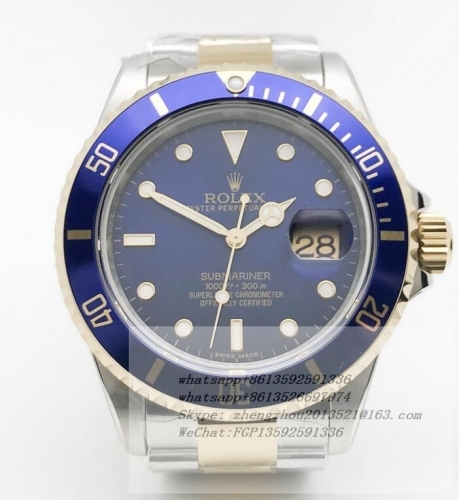 ROLEX ROLSUB0481A - Sub 16613 Re SS/SS Blue BPF VR3135  BPF Factory Rolex Ref.16613 Submariner