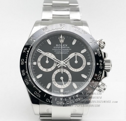 ROLEX  ROLDYT0443A - Daytona 116500 CER SS/SS Black 904L ZF SH4130