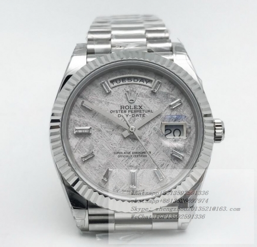 ROLEX  RDD0282J - DayDate 40mm Flt SS/SS Met/Dia GSF A2836 Mod