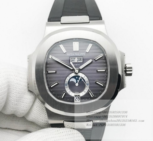 Patek Philippe Patek Philippe PP0478B - Nautilus Annual Cal. 5726A SS/RU Grey PPF MY9015