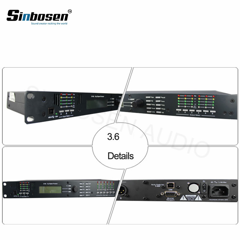 Equipo de música sinbosen audio profesional altavoces con sonido  amplificador de micrófono sistema de audio