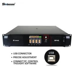 Sinbosen DSP6000Q 1300w 4 channel professional power DSP amplifier