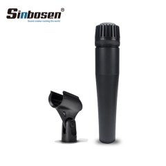 Sinbosen SM57 microphone filaire professionnel à faible bruit de haute qualité