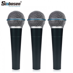 Sindosen BETA58A microphone dynamique filaire professionnel de haute qualité à bas prix