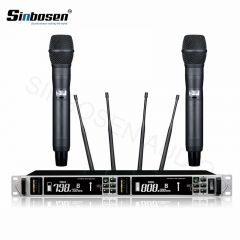 Sinbosen AXT200S condenser UHF dual channel handheld digital wireless microphone