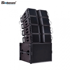 Système de ligne de système audio Sinbosen KA208 PRO pour ligne double de 8 pouces