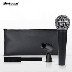 Sinbosen SM58 microphone de karaoké filaire professionnel de haute qualité