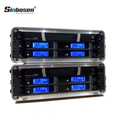Amplificador inalámbrico profesional Skm9000 Micrófono con micrófono para auriculares con cable