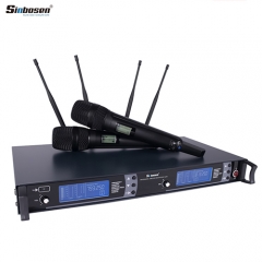 Sinbosen SKM9000 2CH 100 meters range UHF handheld professional wireless microphone