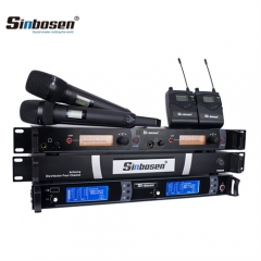 Sinbosen Nuevo Grupo Hg-890 Amplificador de Antena Sr2050 en Micrófono Inalámbrico Monitor de Oído Skm9000 para Equipos de Escenario