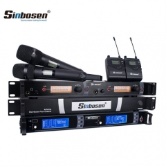 Sinbosen New Group Hg-890 Antenna Amplifier Sr2050 in Ear Monitor Skm9000 Wireless Microphone for Stage Equipment