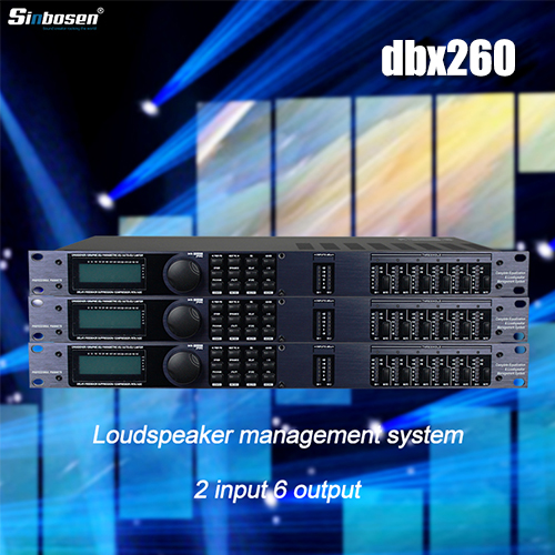 Dbx260 | Processeur de signal audio numérique puissant et efficace.