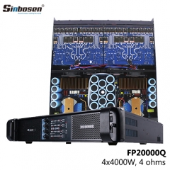 Sinbosen FP20000Q 10000 watts amplificador para subwoofer duplo de 18 polegadas