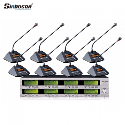 Sinbosen Wireless Microphone Conference System At880 Gooseneck Wireless Microphone for Meeting