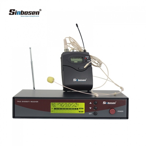 Sinbosen профессиональный беспроводной микрофон E-122 740-780MHz UHF Wireless Headset MicrophoneSinbosen профессиональный беспроводной микрофон E-122 740-780MHz UHF Wireless Headset Microphone