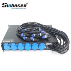 Distribuidor de controladores de energia para sistema de som profissional Sinbosen LAS4 + 8 Line Array