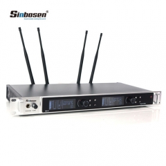 Sinbosen 2 way dj sound system SKM6000 professional wireless microphone