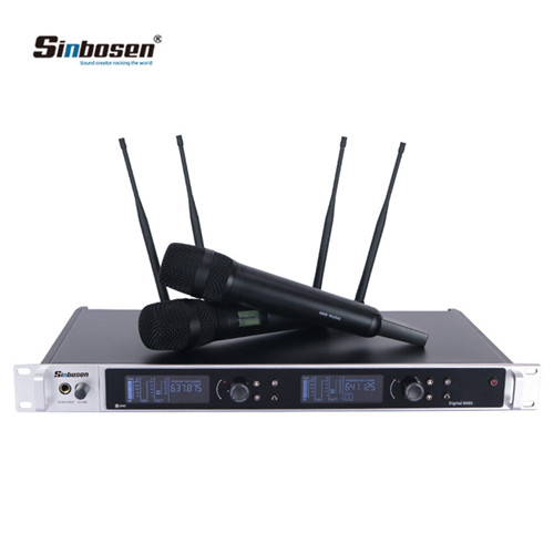 Sinbosen 2 way dj sound system SKM6000 professional wireless microphone