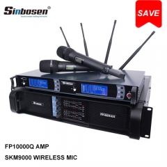 Sinbosen New Group Fp10000q Professional Power Amplifier with Skm9000 Wireless Microphone