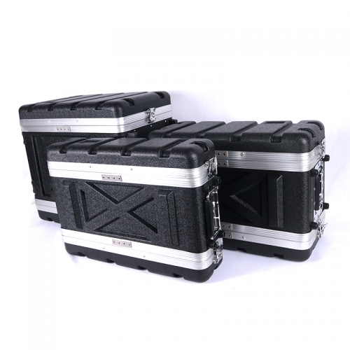 High Quality Aluminum Wooden Flight Case 2U/3U/4U/6U/12U/16U  for Microphone System Amplifier Stage Equipment