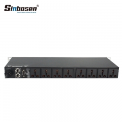 Sinbosen professionelles Audio-Soundsystem 8+2 Kanäle Power Sequence Controller