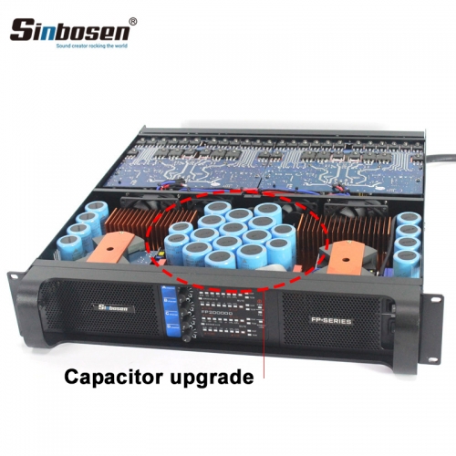 Capacitor upgrade FP20000Q professional 4 channel 10000 watt power
