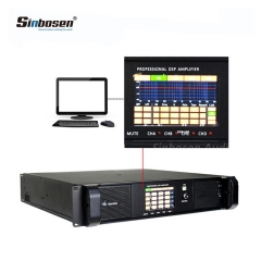 Sinbosen DSP12000Q 1500w amplificateur de puissance professionnel 4 canaux de haute qualité