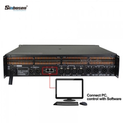 Amplificador de potência dsp profissional DSP10000Q de 4 canais da Sinbosen