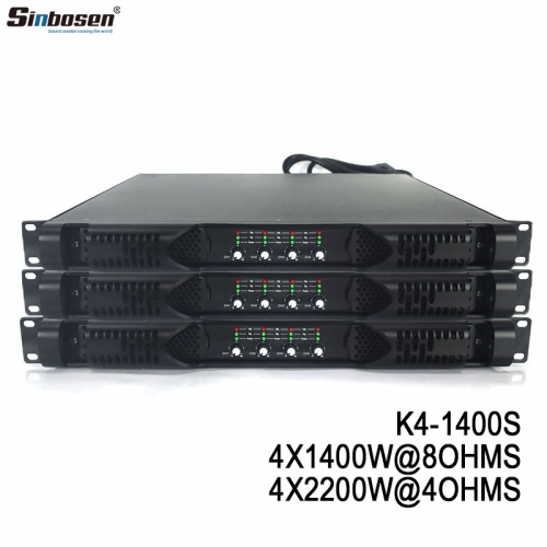 Sinbosen Professional Amplifier Circuit Board K4-1400S 4 Channel 2000W Digital Amplificador For Line Amplifier