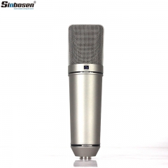 Sinbosen microphone omnidirectional cardioid 8-shaped U87 live broadcast studio recording condenser microphone