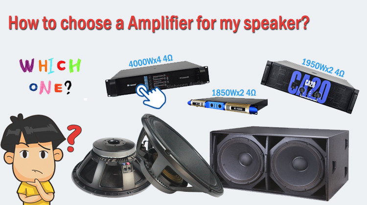 Cómo elegir el amplificador adecuado para su altavoz profesional?