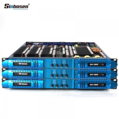 Sinbosen 2 ohms stable digital amplifier 4 channels D4-1800 professional 4300w class d amplifier