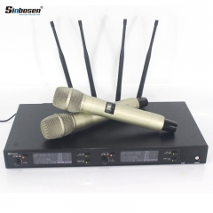 Micrófono inalámbrico digital de mano UHF profesional Sinbosen AXT220D
