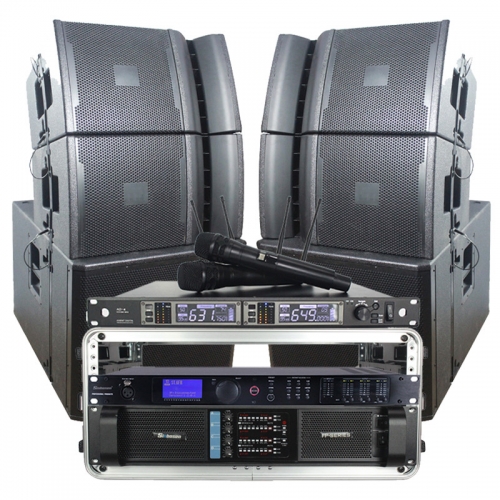Sinbosen stage karaokê processador microfone alto-falantes sistema de áudio equipamento de som dj áudio profissional