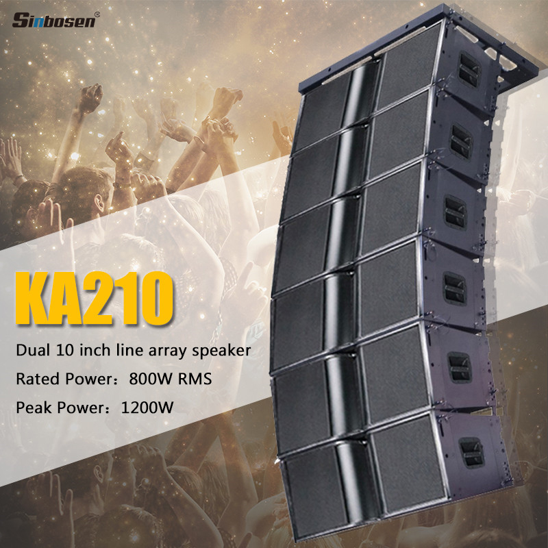 La combinación perfecta del amplificador de potencia FP20000Q y el altavoz KA210