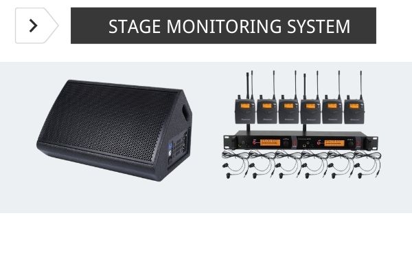 Você sabe quais são os sistemas usuais de monitoramento de palco?