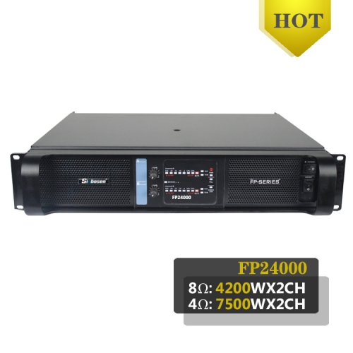 Sinbosen FP24000 high power amplifier professional 2 channel 10000 watt power amplifier for 18/21 inch subwoofer