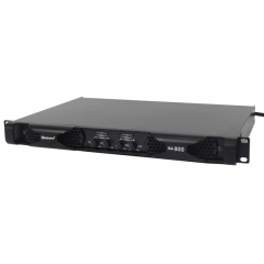 Sinbosen K4-800 1U Amplificador de potencia digital de 4 canales Clase D 800W Amp
