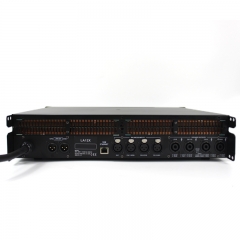 4 input 4 output LA12X Professional DSP Software Control class td power Amplifier for subwoofer