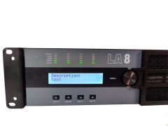 DSP Software Control LA8 classe td Amplificador 4 entradas 4 saídas Profissional