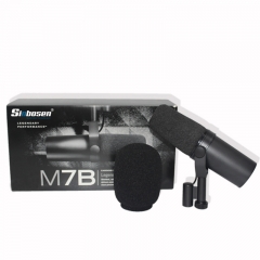 Sinbosen Professional Cardioid M7B estúdio de transmissão podcast microfone com fio