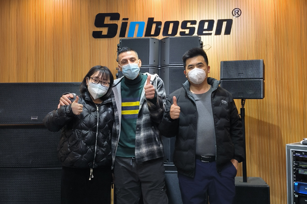 Bem-vindo a visitar a empresa Sinbosen e a fábrica de amplificadores!