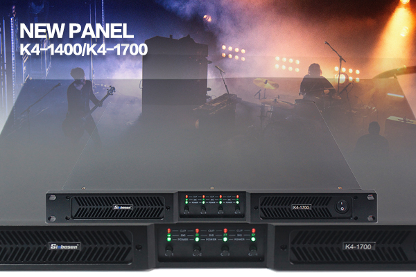 ¡Nueva carcasa para amplificadores de potencia digitales K4-1700 y K4-1400!