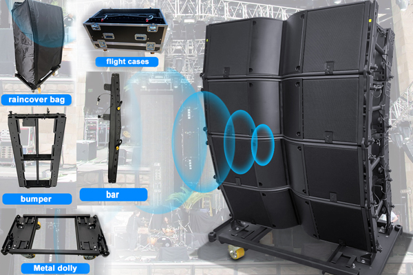 Accessoires et chariot 4 en 1 pour haut-parleur line array K3 !