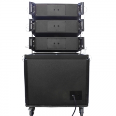 Sinbosen Sound-Lautsprecher KA210 Audio-Line-Array-Aktivlautsprecher, DJ-Ausrüstung, 10-Zoll-PA-Systemlautsprecher mit 18-Zoll-Subwoofer