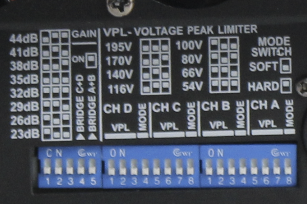 The  Corresponding Output Voltage of FP Series Power Amplifier ?
