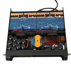 Amplificateur audio 4 canaux à condensateur noir 10Q