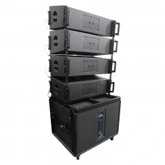 Line array doble KA208 de 8 pulgadas + subwoofer activo de graves de 18 pulgadas